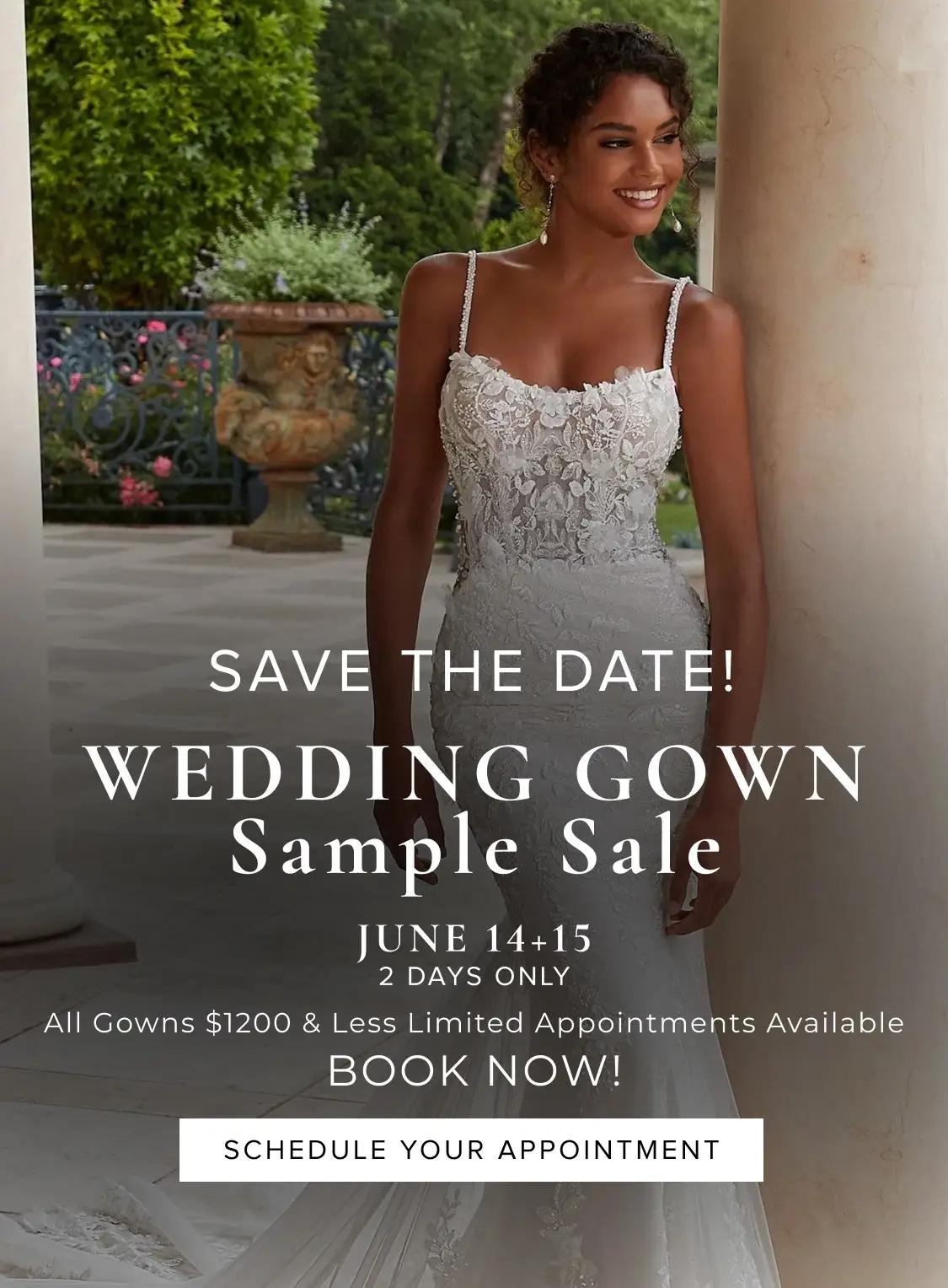 Wedding Gowns Sample Sale Mobile Banner