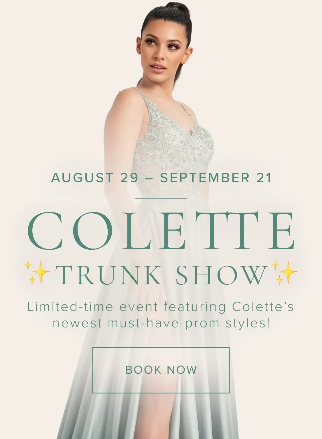 Colette Trunk Show Mobile Banner