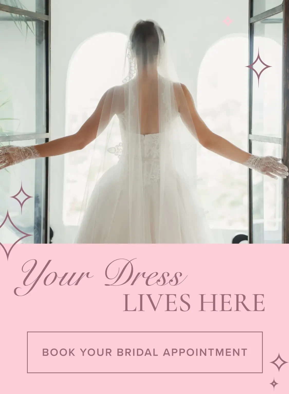 Your Dress Lives Here Mobile Banner