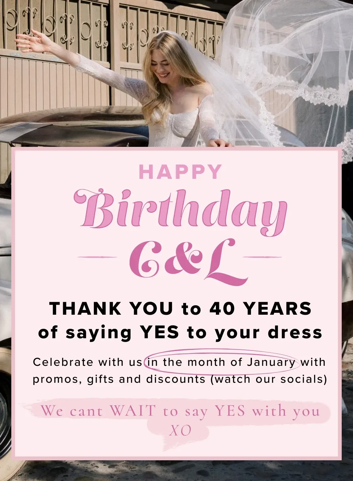 40th Birthday Mobile Banner