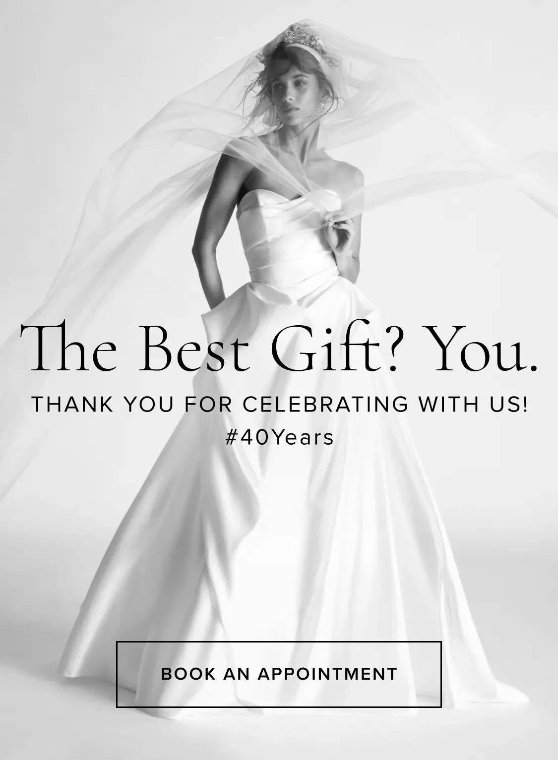 Champagne & Lace 40 Years Mobile Banner