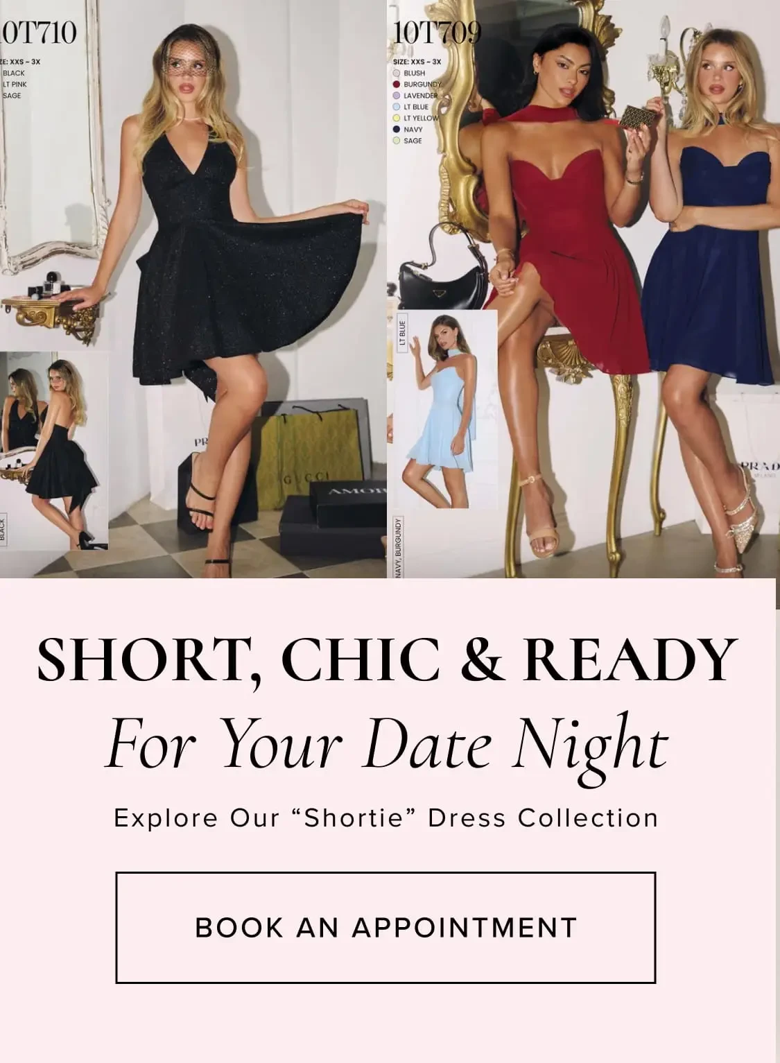 Short Dresses Mobile Banner